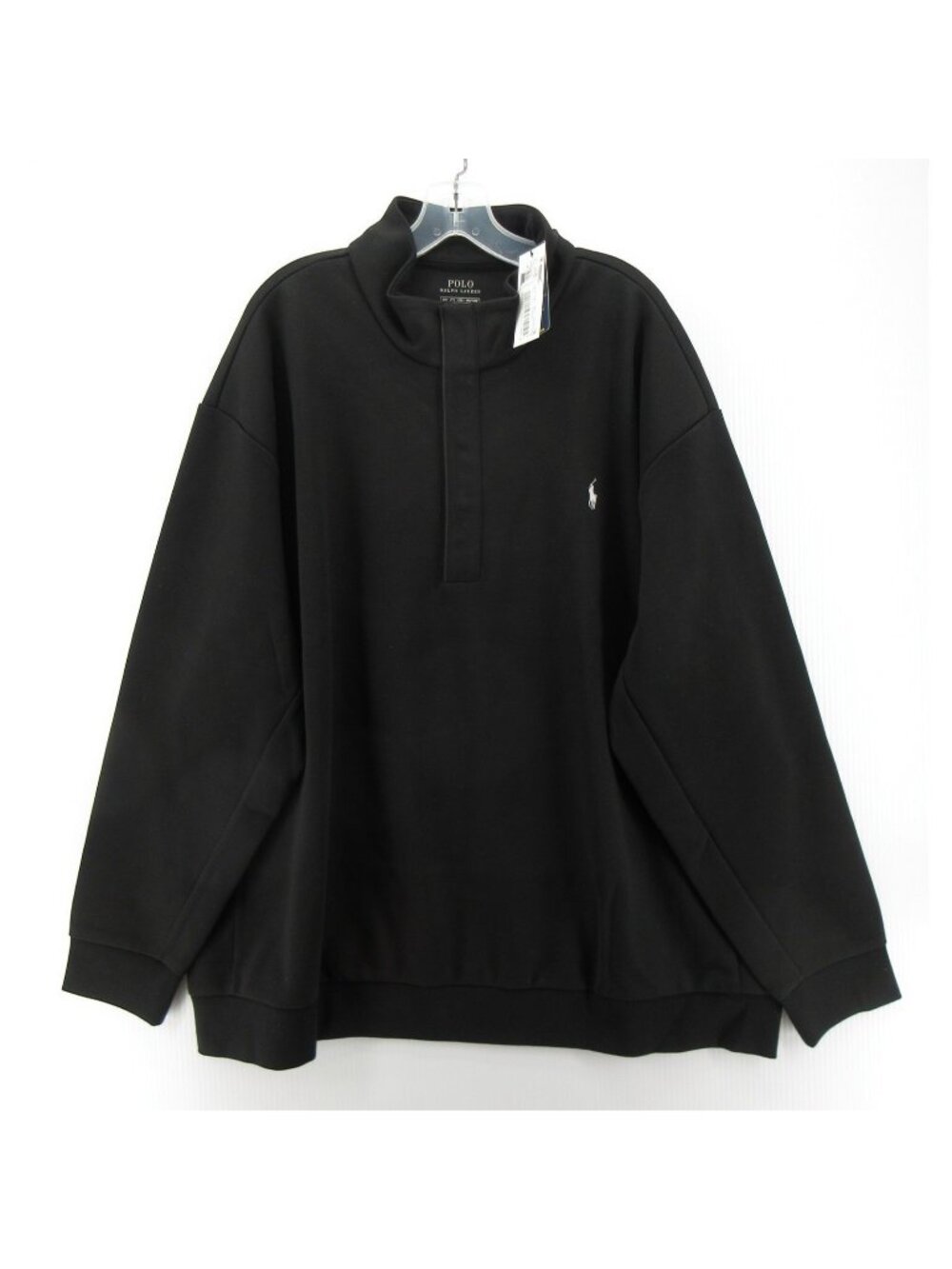 Polo Ralph Lauren Sweatshirt 2XB Big 1/4 Snap Double Knit Pullover